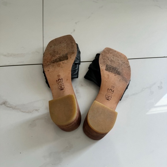 Huma Blanco Dalia Sandals in Black Leather - Picture 6 of 6